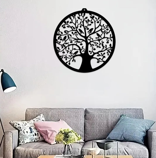 Houten Levensboom Met Vogeltjes